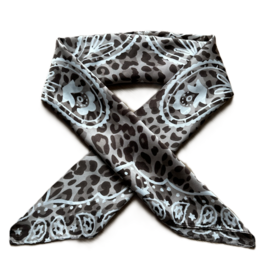 Sjaaltje panter - grijs