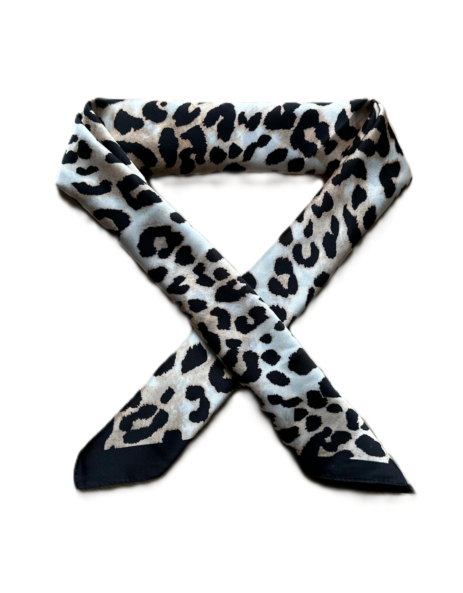 Sjaaltje panter - zwart