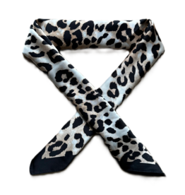 Sjaaltje panter - zwart