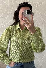 Blouse vlokjes - groen