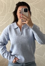 Trui v-hals - lichtblauw