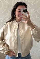 Bomberjack parelmoer - creme