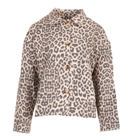 Panterprint jasje beige