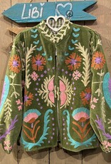 Suzani velvet jasje – groen pastel love