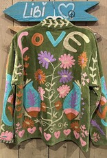 Suzani velvet jasje – groen pastel love