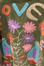 Suzani velvet jasje – groen pastel love