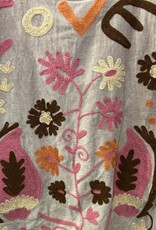 Suzani velvet jasje – grijs pastel love