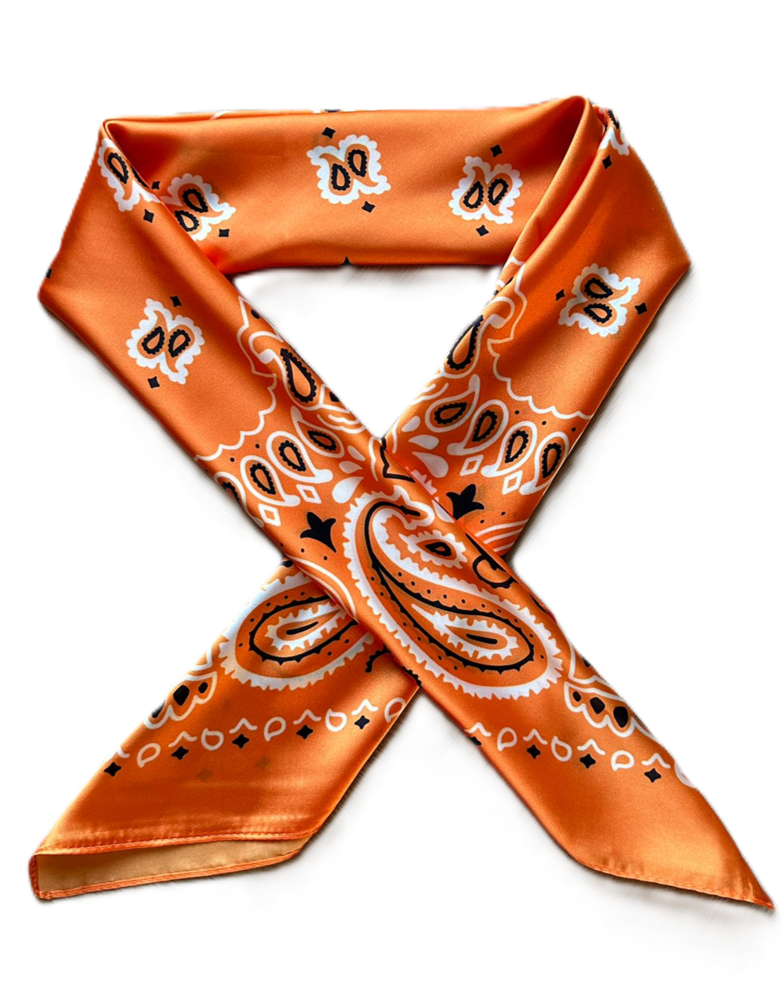 Sjaaltje boerenprint - oranje