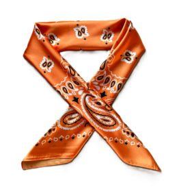 Sjaaltje boerenprint - oranje