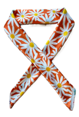 Sjaaltje madeliefjes - oranje