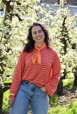 Gestreept shirt - roze/oranje