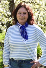 Gestreept shirt - blauw/wit