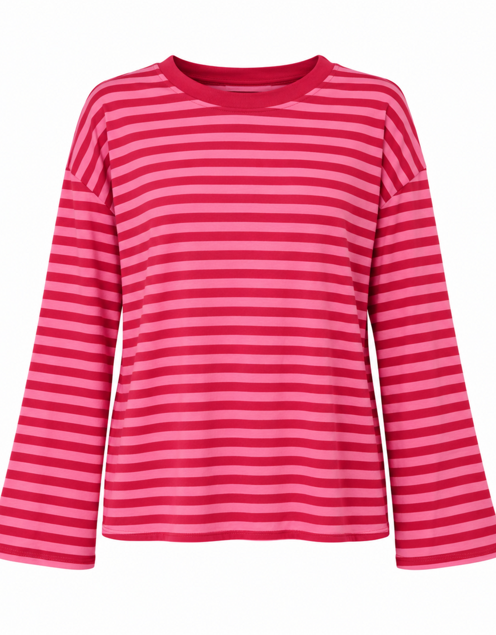 Gestreept shirt - rood/roze