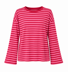 Gestreept shirt - rood/roze