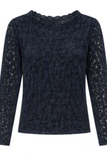 Kanten top - navy