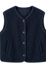 Gilet teddy - navy