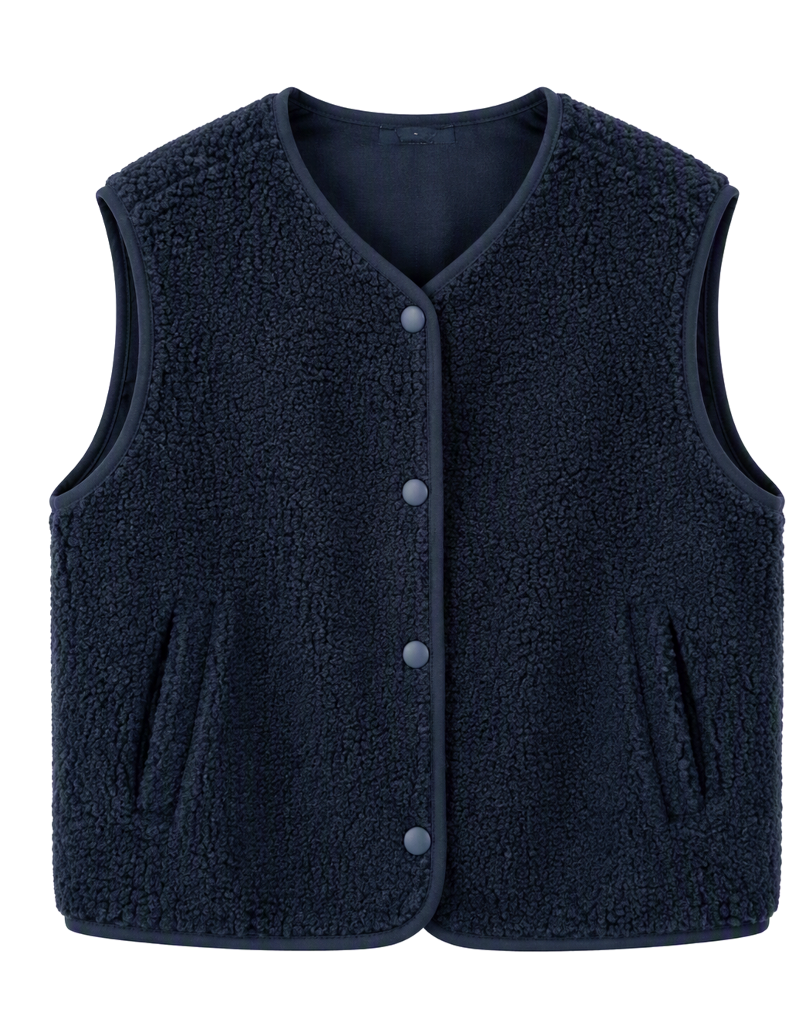 Gilet teddy - navy