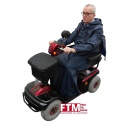 Free to move Rolstoel scootmobiel regencape regenponcho