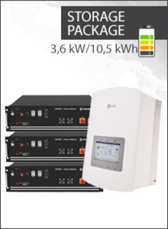 PYLONTECH+SOLIS | Hybride omvormer | EH1P3.6K | 3.6kVA + Batterij | 	US3000C | 10.5 kWh