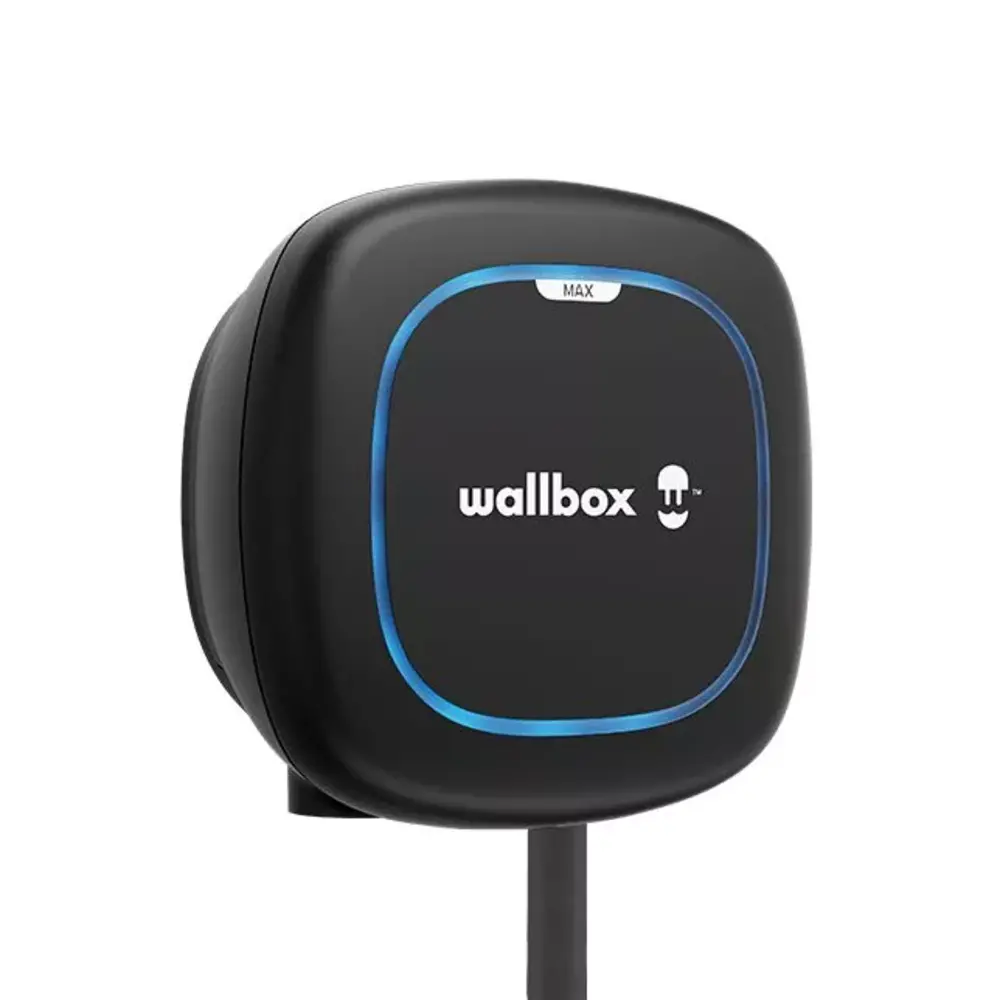 WALLBOX PULSAR MAX Laadpaal 22kW black/white 5-7m WALLBOX PULSAR MAX Laadpaal 22kW black/white 5-7m