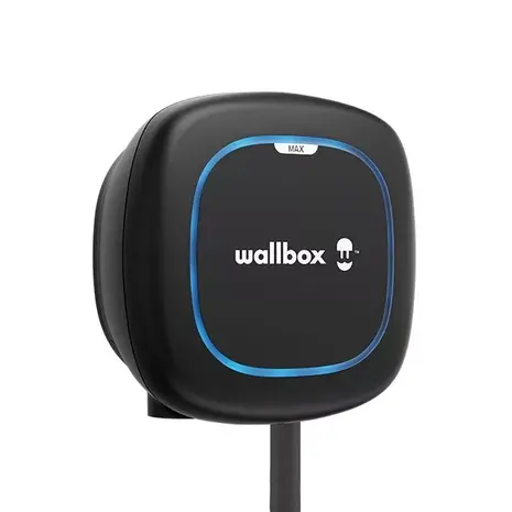 WALLBOX PULSAR MAX Laadpaal 22kW black/white 5-7m WALLBOX PULSAR MAX Laadpaal 22kW black/white 5-7m