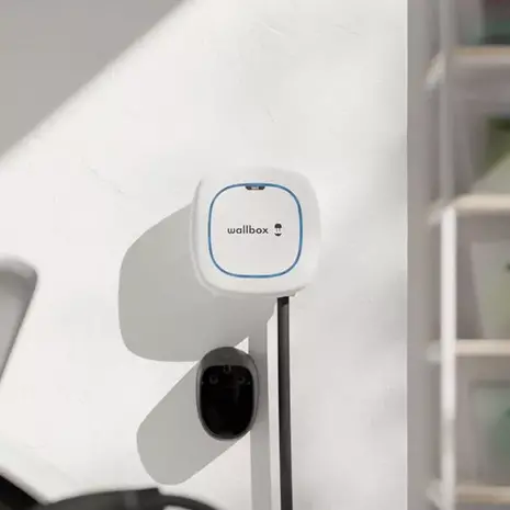 WALLBOX PULSAR MAX Laadpaal 22kW black/white 5-7m WALLBOX PULSAR MAX Laadpaal 22kW black/white 5-7m