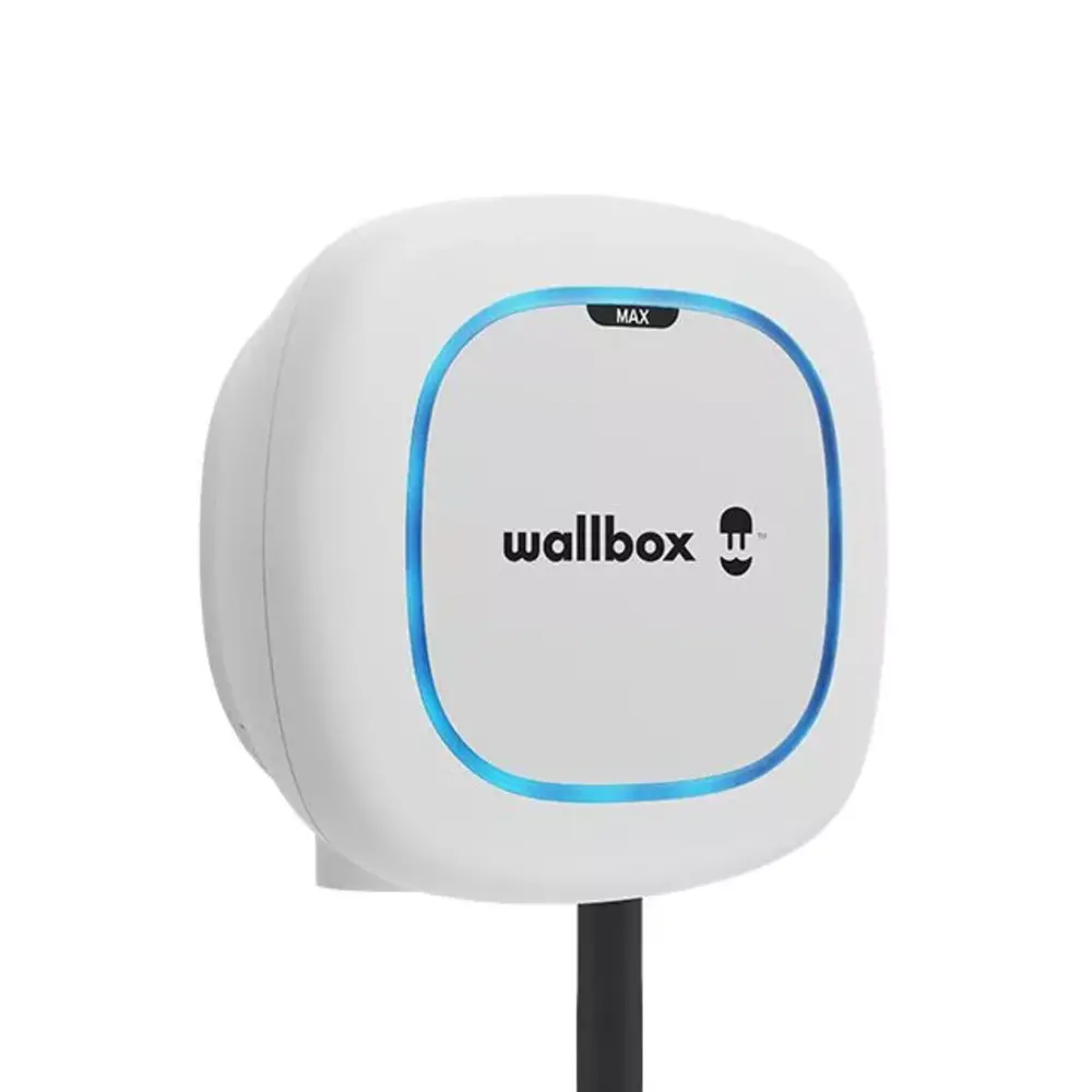 WALLBOX PULSAR MAX Laadpaal 22kW black/white 5-7m WALLBOX PULSAR MAX Laadpaal 22kW black/white 5-7m