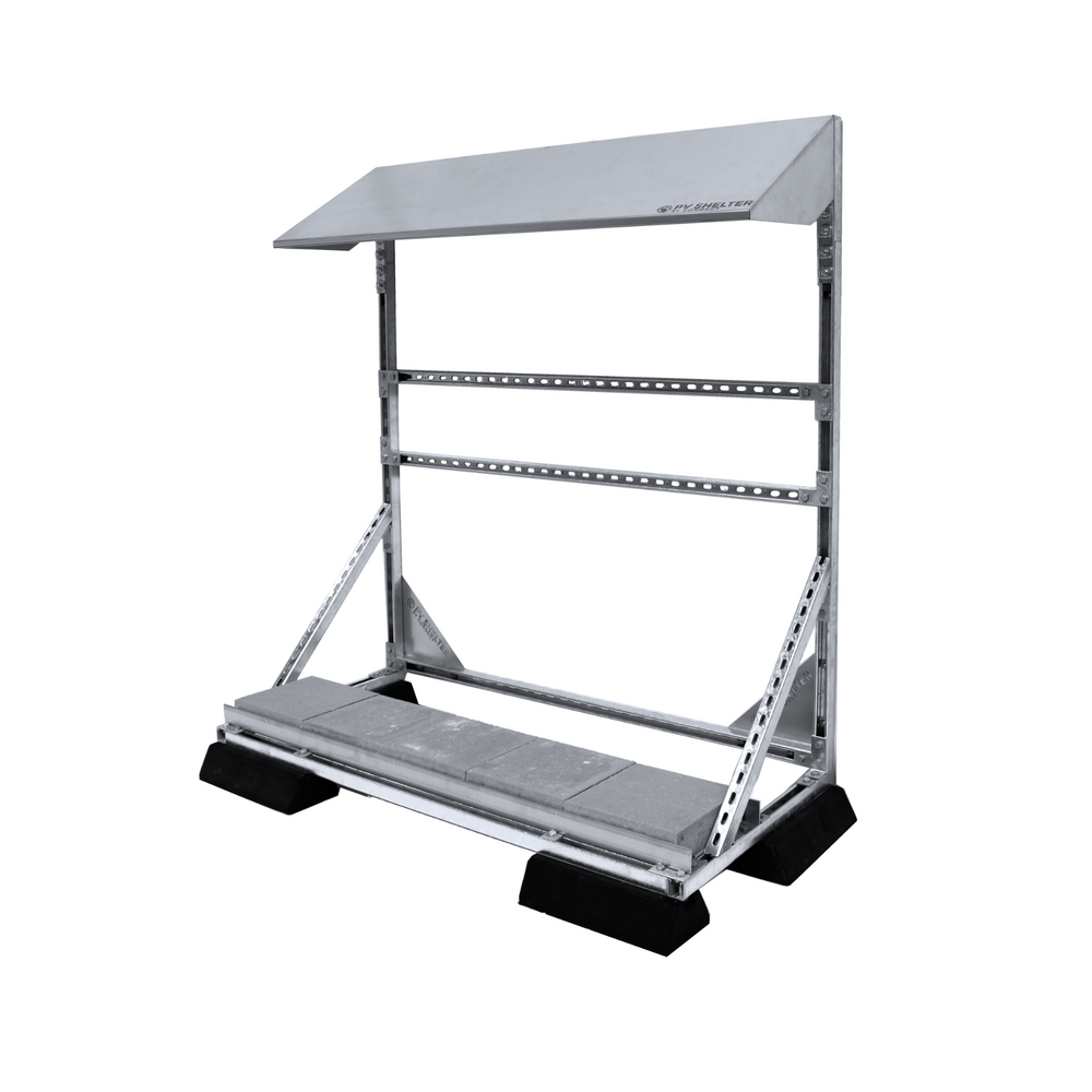 Conduct CONDUCT | PVshelter | Enkel | Wand | Waterbescherming | type 150 | Incl. ballast