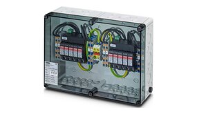 Phoenix xontact Overspanningsbeveiliging PV installatie