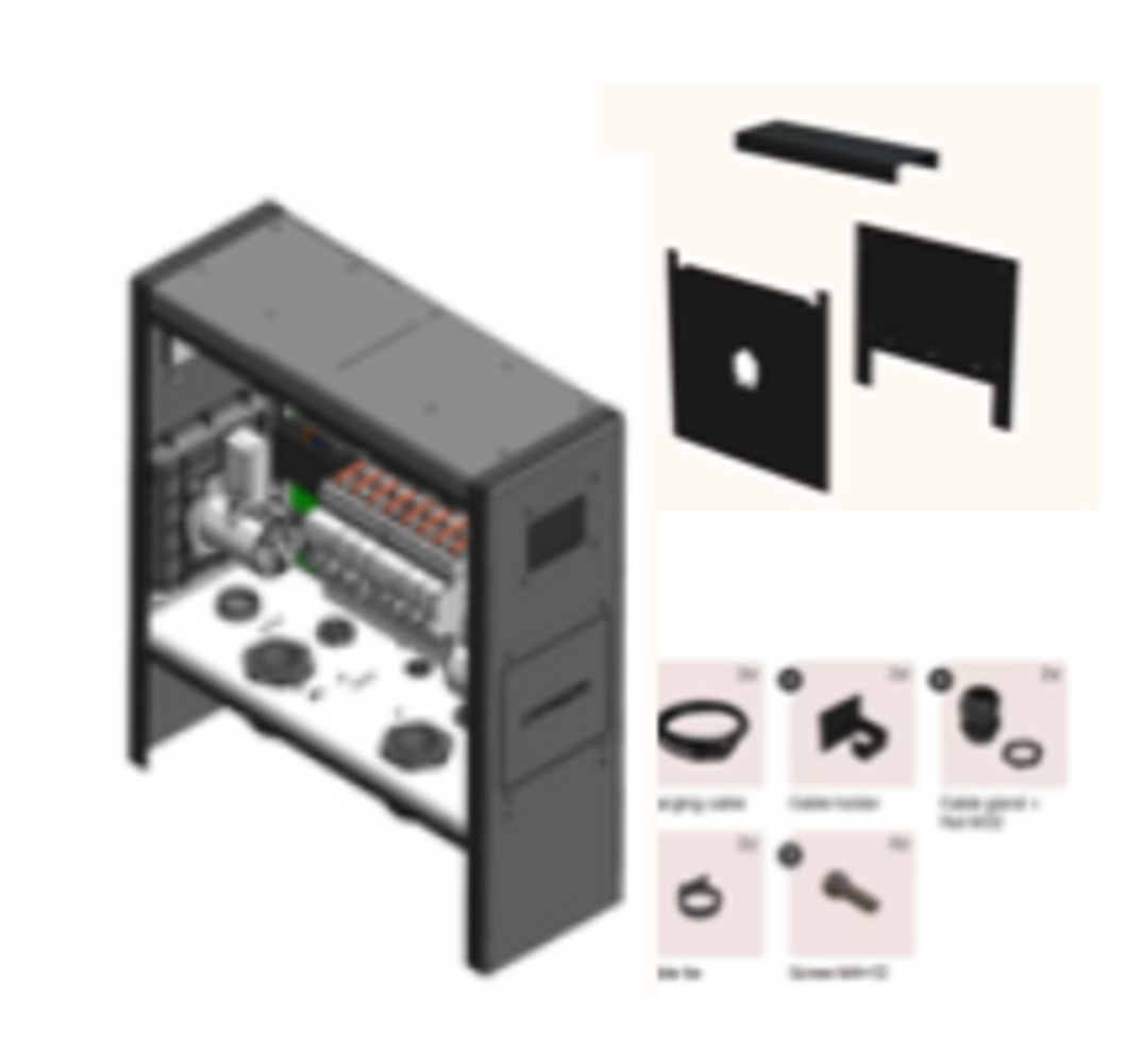 Smappee SMAPPEE | EV WALL DUAL | BLACK WITH 2 X CABLES