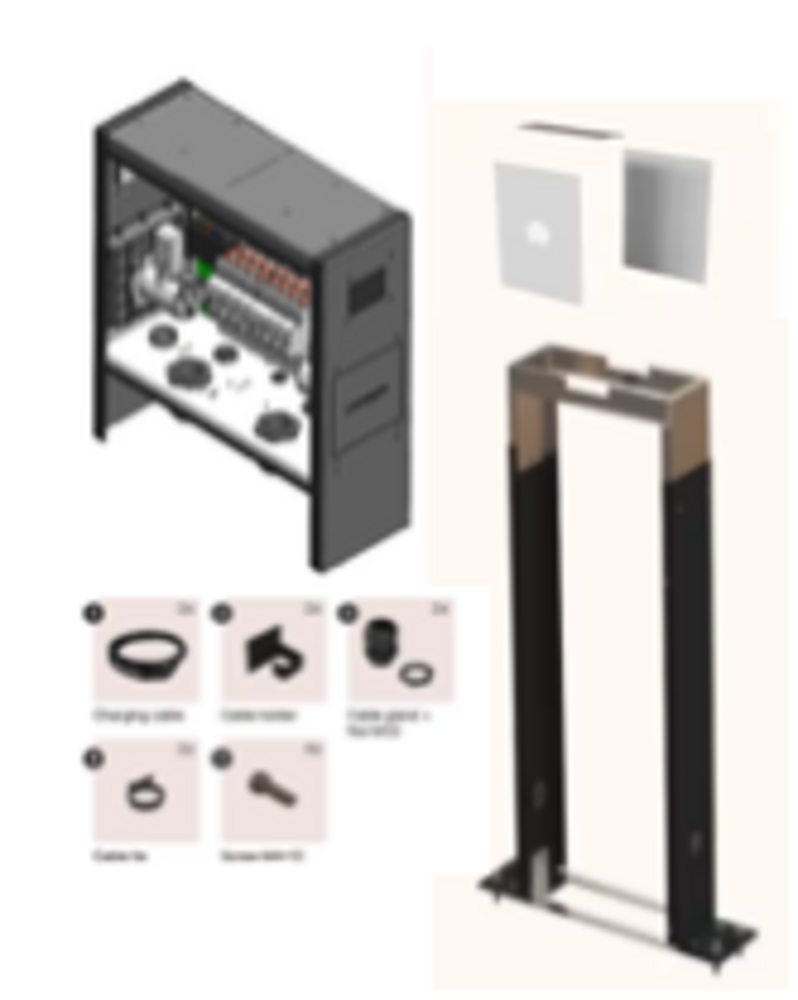 Smappee SMAPPEE | EVBASE DUAL CORE | 2 X CABLES WHITE