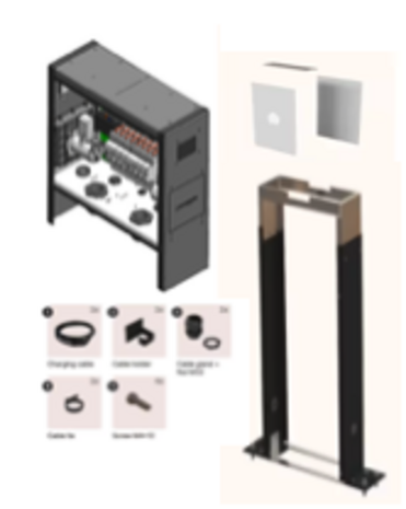 Smappee SMAPPEE | EVBASE DUAL CORE | 2 X CABLES WHITE