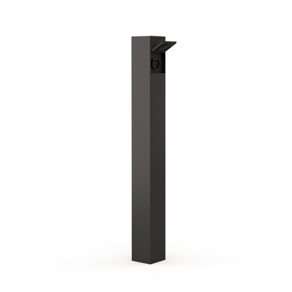 Smappee SMAPPEE | EV ONE | BLACK STANDALONE CHARGER 22KW 1 OR 3 PHASE WITH ANCHOR