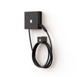 Smappee SMAPPEE | EV WALL | MOUNTED CHARGER 22kW 1 OR 3-PHASE BLACK TYPE 2 CABLE 8M