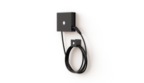 Smappee SMAPPEE | EV WALL | MOUNTED CHARGER 22kW 1 OR 3-PHASE BLACK TYPE 2 CABLE 8M