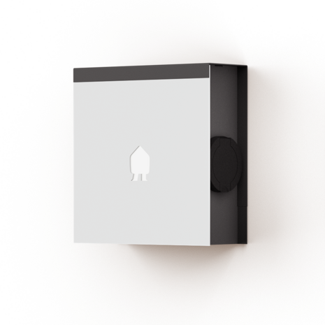 Smappee SMAPPEE | EV WALL | MOUNTED CHARGER 22kW 1 OR 3-PHASE WHITE - SOCKET