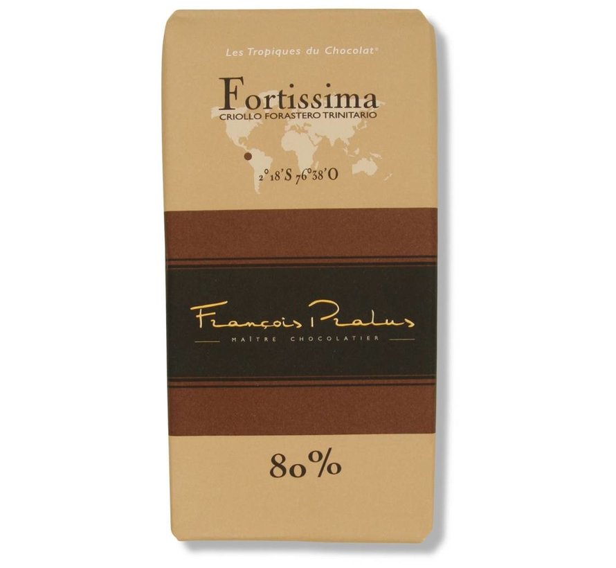 Dunkle Schokolade 80% Fortissima
