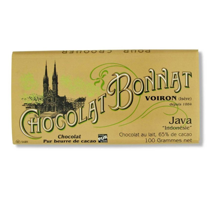 Milchschokolade 65% Java Chocolat au Lait