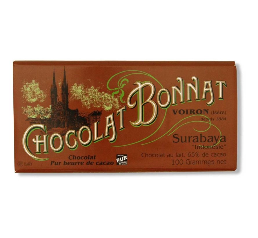Milchschokolade 65% Surabaya Chocolat au Lait