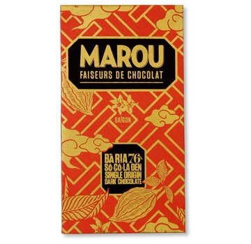 Marou Dunkle Schokolade 76% Ba Ria