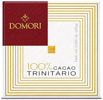 Domori Dunkle Schokolade 100% Cacao Trinitario