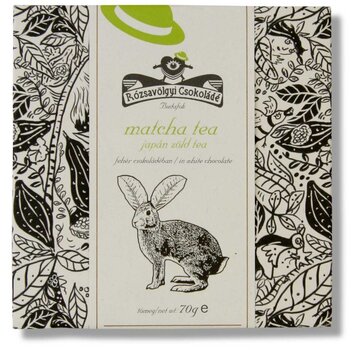 Rózsavölgyi Csokoládé Weiße Schokolade mit Matcha Tea