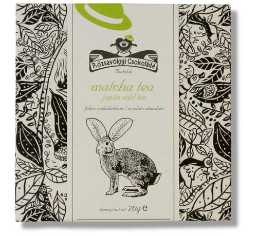 Rózsavölgyi Csokoládé Weiße Schokolade mit Matcha Tea