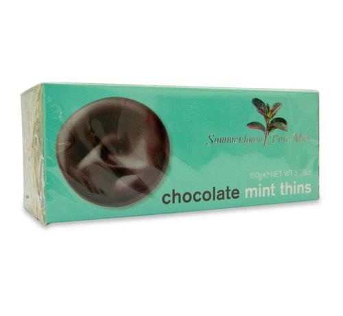 Summerdown dunkle Schokolade Mint Thins