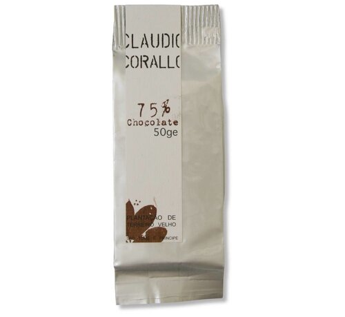 Claudio Corallo Dunkle Schokolade 75% Sao Tomé