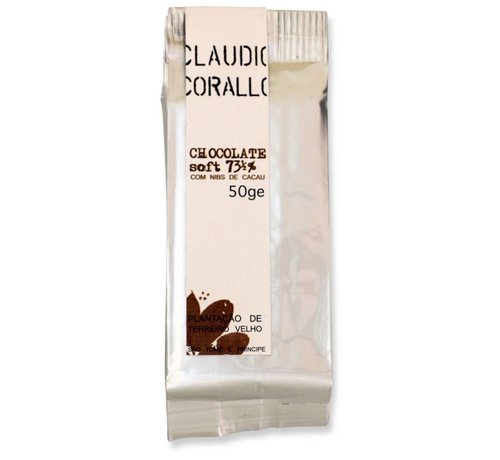 Claudio Corallo Chocolate soft 73,5% Cacao Nibs
