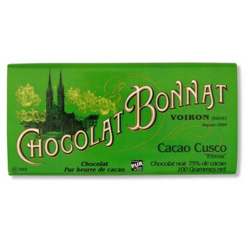Bonnat Dunkle Schokolade Cacao Cusco 75%
