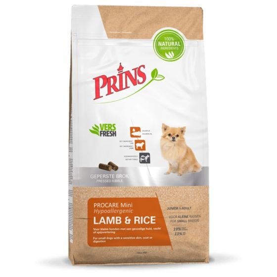 Prins Prins Procare Mini Lamb Rice Hypoallergic Unizak 7 5 Kg Here You Can Find Products For All Sorts Of Animals Dogs Cats Horses Cows Sheep Pigs And A Lot More