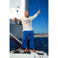 Fishermanspants rayon kobaltblauw Fishermanspants Fishermanspants rayon kobaltblauw