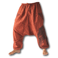 Harembroek 'Elephant' oranje Fishermanspants Harembroek 'Elephant' oranje